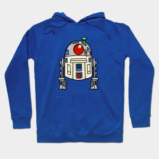 Vintage Droid Hoodie by NikInked